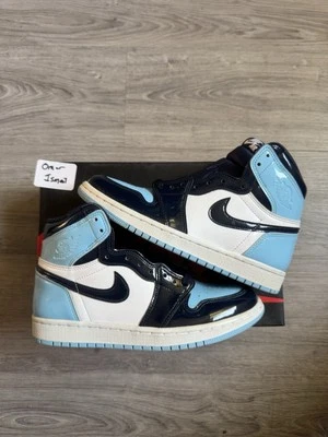 WMNS Nike Air Jordan 1 Retro Alto OG Azul Frío | 6.5W/5M CD0461-401 | ¡ENVÍO RÁPIDO! Foto 1 de 4