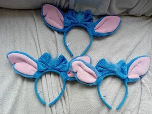 3 X Disney Lilo And Stitch Movie Ears Headband From Primark Blue & Pink - Picture 1 of 23
