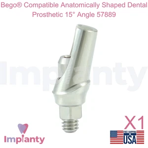 Prótesis dental compatible con forma anatómica Bego® ángulo de 15° 57889 - Imagen 1 de 6