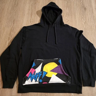 Neff Men's Alternator Hoodie Pullover Size Large Black Interchangeable Pouch HTF - Image 1 of 4