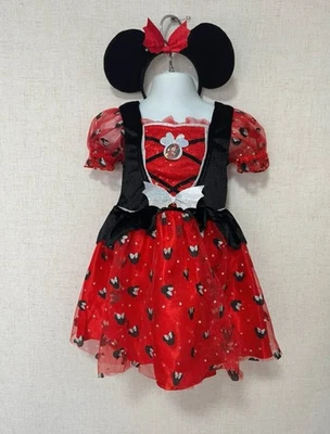 Disfraz de bruja de Minnie Mouse rojo Disney para niños 18-23 meses Foto 1 de 3