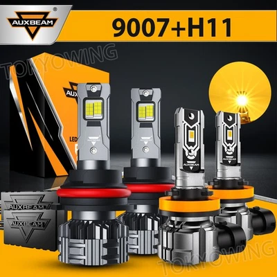 Faro LED blanco + luz antiniebla ámbar para Nissan Pathfinder 2005-2012 AUXBEAM F22 Foto 1 de 4