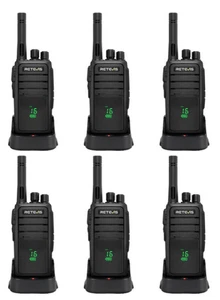 Retevis Two-Way Radio Set RT21 6 Radios and 5 Chargers for Home, Professional - Picture 1 of 2