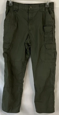 Pantalones cargo 5.11 Tactical Series para hombre talla 32 X 31 bolsillos verdes antidesgarro J904 Foto 1 de 4