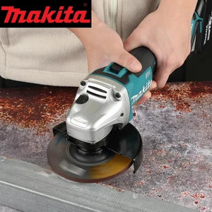 Makita 18V 125mm DGA404 Brushless Lithium Electric Angle Grinder Rechargeable UK - Picture 1 of 19