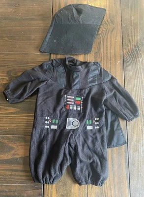 Darth Vader Star Wars Unisex Newborn Size 3 Piece Halloween Costume - Image 1 of 4