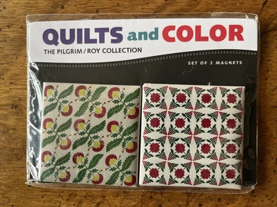 Edredones y color: The Pilgrim/Roy Collection - Juego de 2 imanes - MFA Boston Foto 1 de 2