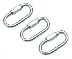 Enlaces rápidos chapados en zinc, tamaño 5/16 ": 50 y 100 piezas - Imagen 1 de 1