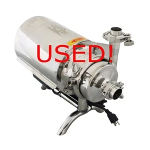 Gebraucht! Kreiselpumpe Lebensmittelqualität Sanitär Getränkepumpe 110V 1PS 3T/h - Bild 1 von 13
