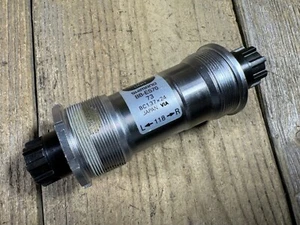 SHIMANO BB-ES70 BB Crankset Bottom Bracket 1.37x24T 73 mm Shell 118 mm OCTALINK - Picture 1 of 14