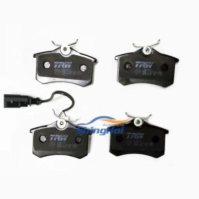 New TRW Rear Axle GDB1415 Brake Pad Disc Kit For SEAT SKODA FORD VW — 第 1/2 张图片