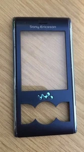 Genuine Original Sony Ericsson W595 Front Cover Fascia Housing Blue - Picture 1 of 1