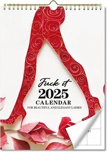 2025 Wall Calendar Hanging Spiral Calendar Calendar Wall Paper from January 2025 - Picture 1 of 8