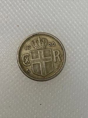 1933 iceland 10 aurar G1 - Image 1 of 2