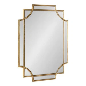 L Minuette Glam Wall Mirror 18 X 24 Gold Bohochic Home Decor For Wall - Picture 1 of 7