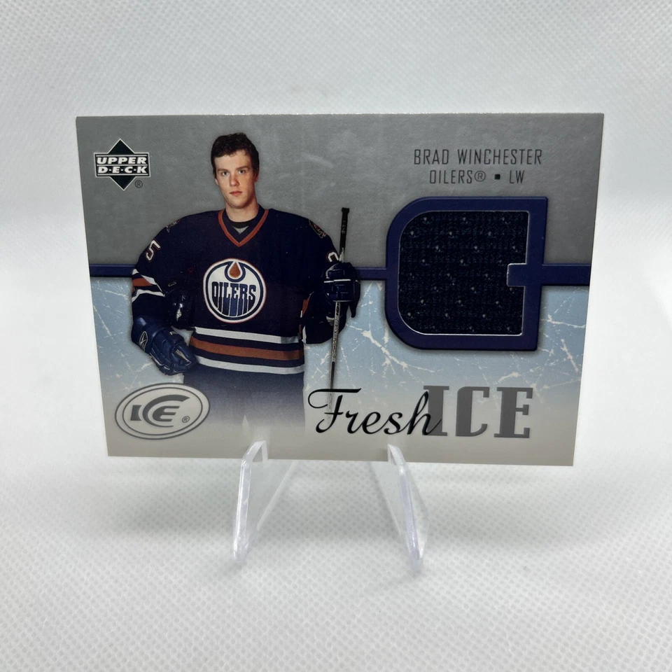2005-06 Upper Deck Brad Winchester Fresh Ice Jersey Swatch - Image 1 of 2