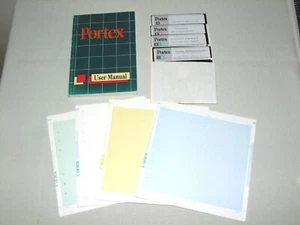 Vintage Portex Filofax/Tagebuch Software & Handbuch: PC MS-DOS/5,25" Disketten - Bild 1 von 7