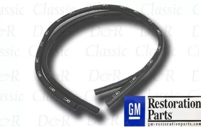 1967-81 Camaro Heater Hose Set GM Markings 3/4" 5/8" Pair Chevelle Nova Firebird - Image 1 of 4