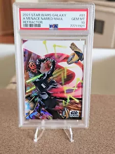 2021 Star Wars Galaxy A Menace Named Maul #81 Refractor PSA 10 Gem Mint 💎🔥 - Picture 1 of 4