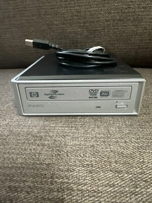 HP dvd1170e External Multiformat DVD CD RW Writer Lightscribe With Cable - Image 1 of 4