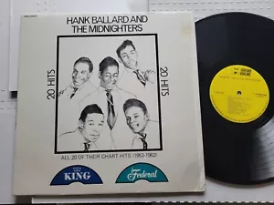 HANK BALLARD and THE MIDNIGHTERS - All 20 Of Their Chart Hits 1953-1962 R&B MONO - Picture 1 of 4