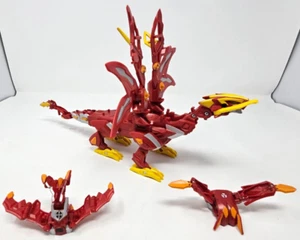 Bakugan Gundalian Invaders Pyrus Dragonoid Colossus Figure Red Dragon! - Picture 1 of 8