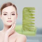 Gua Sha Stone Massage Natural Jade Head Scalp Scraping Massager Comb (01)
