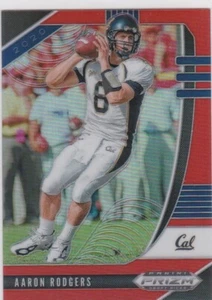 AARON RODGERS College DRAFT PICKS RARE ORANGE $$ PRIZMS VARIATION Packers MINT! - Picture 1 of 2