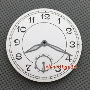 Reloj Parnis 38,9 mm esfera blanca luminoso manecillas ajuste eta 6498 gaviota movimiento st36 - Imagen 1 de 3