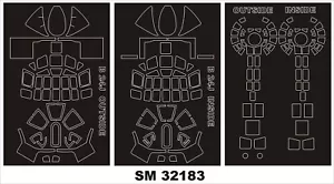 B-24J BEFREIERBALDACHIN MALMASKE FÜR HOBBY BOSS KIT #SM32183 1/32 MONTEX - Bild 1 von 1