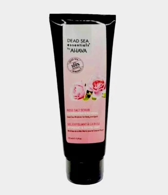 Ahava Dead Sea Essentials Rose Salt Scrub Moisturizing Reviving 7.5 OZ - Image 1 of 3