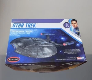 Polar Lights POL966M/12 Star Trek Enterprise NX-01 Model Kit 1:1000 Open Box - Picture 1 of 5