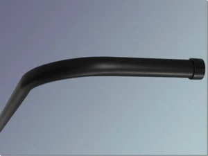 Gardinenstange schwarz mit 2 Bögen 25mm U Form Länge 30x130x30 french rod Iron - Bild 1 von 2