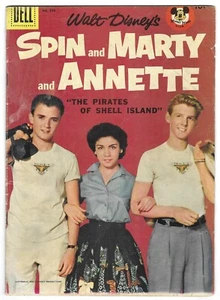 Walt Disney SPIN & MARTY and ANNETTE four color 826 DELL COMIC BOOK Funicello cv - Picture 1 of 2