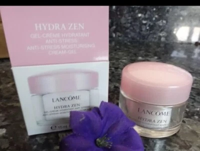 LANCOME Hydra Zen Gel Crema Hidratante Anti Estrés Crema Gel Nuevo en Caja 0.5oz Foto 1 de 3