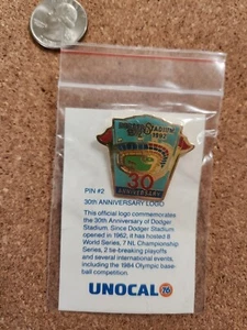 Vtg Los Angeles Dodgers Unocal 76 Lapel Pin 30th Anniversary Logo Los Angeles - Picture 1 of 1