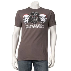 Star Wars WEIHNACHTEN T-Shirt LACK OF CHEER STÖREND THE FORCE AWAKENS lustig - Bild 1 von 1