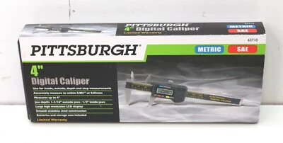 Pittsburgh 4" Digital Caliper 63710 Metric or SAE - Image 1 of 3