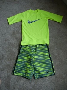 Nike Lot of 2 Swim shorts & t shirt SZ S & M Boy's - Picture 1 of 5