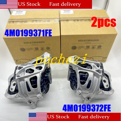 Pair of  Engine Mounts Fit For Audi Q5 2.0 Sportback 2018-2024 Q7 2.0T 2016-2025 - Image 1 of 4