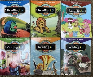 Bob Jones Reading 1 Readers 4th Edition BJU 1st Worktext Homeschool - Picture 1 of 6