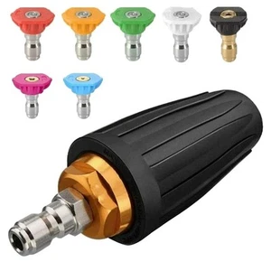 High For Pressure Turbo Nozzle for For Pressure Washer 7 Spray Patterns - Picture 1 of 7