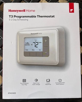 Honeywell RTH6360D 5-2 Day Programmable Thermostat - White - Brand NEW - Image 1 of 3