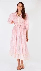 RUBY YAYA ~ Samode MIDI Dress ~ Size XL ~ Boho ~ BNWT - Picture 1 of 4