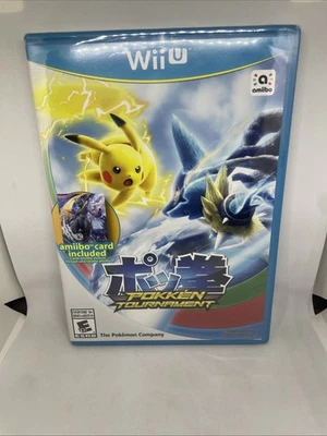 Pokken Tournament for Nintendo Wii U - Brand New Sealed with Mewtwo Amiibo Card - Image 1 of 4
