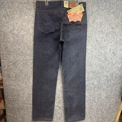 Jeans Levis para Hombres 34x34 De Colección 1987 501 XX Encogible a Ajuste Denim Crudo EE. UU. Stock Muerto Foto 1 de 4