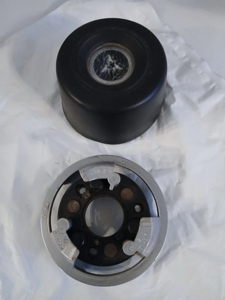 MOPAR 1968-69 MADERA VOLANTE BOCINA ALMOHADILLA RETENEDOR INTERRUPTOR CARGADOR SUPERBEE Foto 1 de 4