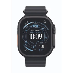 Apple Watch Ultra 3 Cellular 49mm Schwarz Titan Gehäuse mit Schwarz Ocean Band - Bild 1 von 2