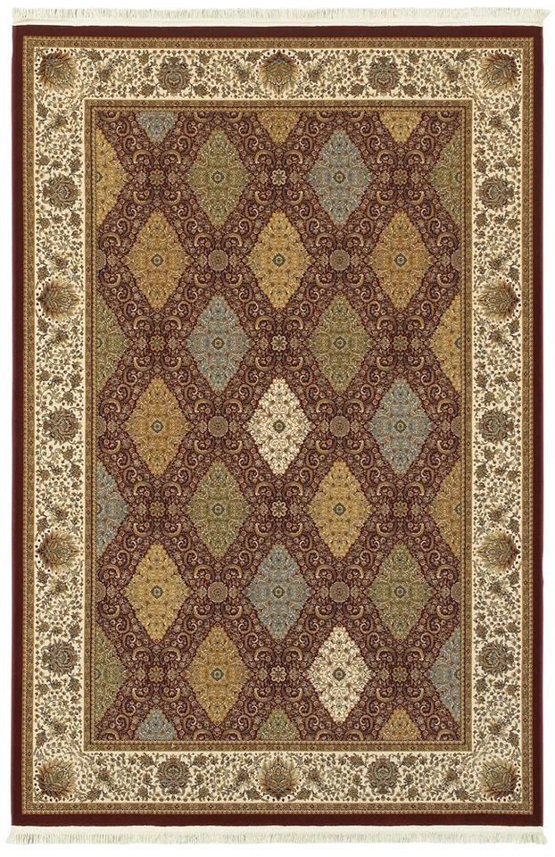 7x10 Sphinx Red Geometric Angled Petals Area Rug 530M2 - Aprx 7' 10" x 10' 10" - Image 1 of 1