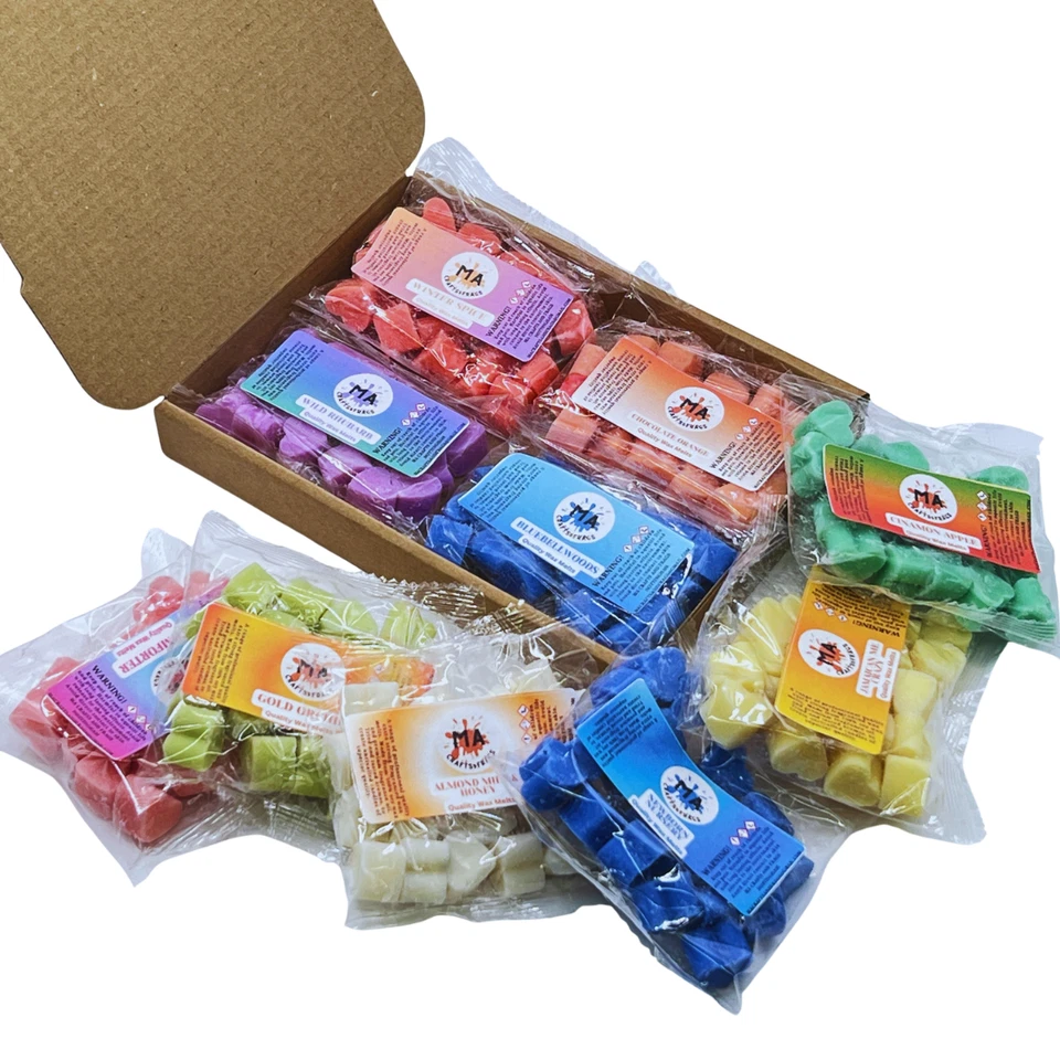 20 x Highly Scented Wax Melts Mini Hearts Many fragrances perfume/fresh/floral - Image 1 of 4